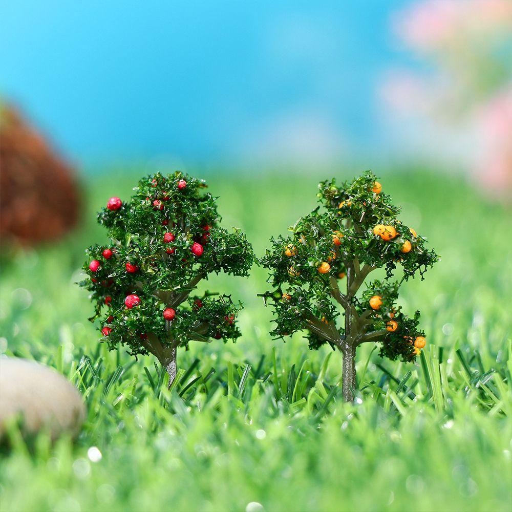 Set 5 Cây Cảnh Nhân Tạo Bằng Nhựa 4cm Trang Trí Đa Ứng Dụng