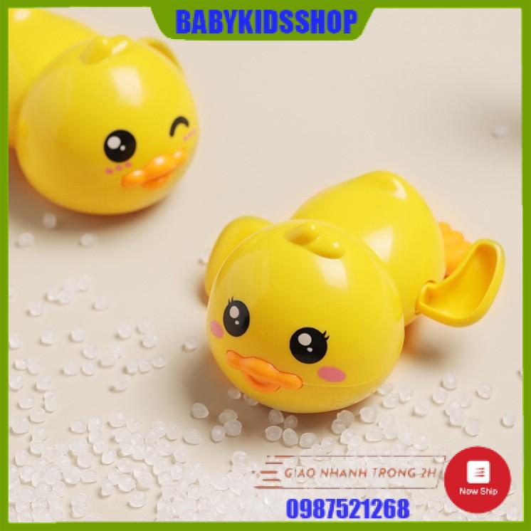 Vịt bơi thả bồn tắm vặn cót Đồ Chơi Nhà Tắm Vịt con Bơi Lội Cho Bé
