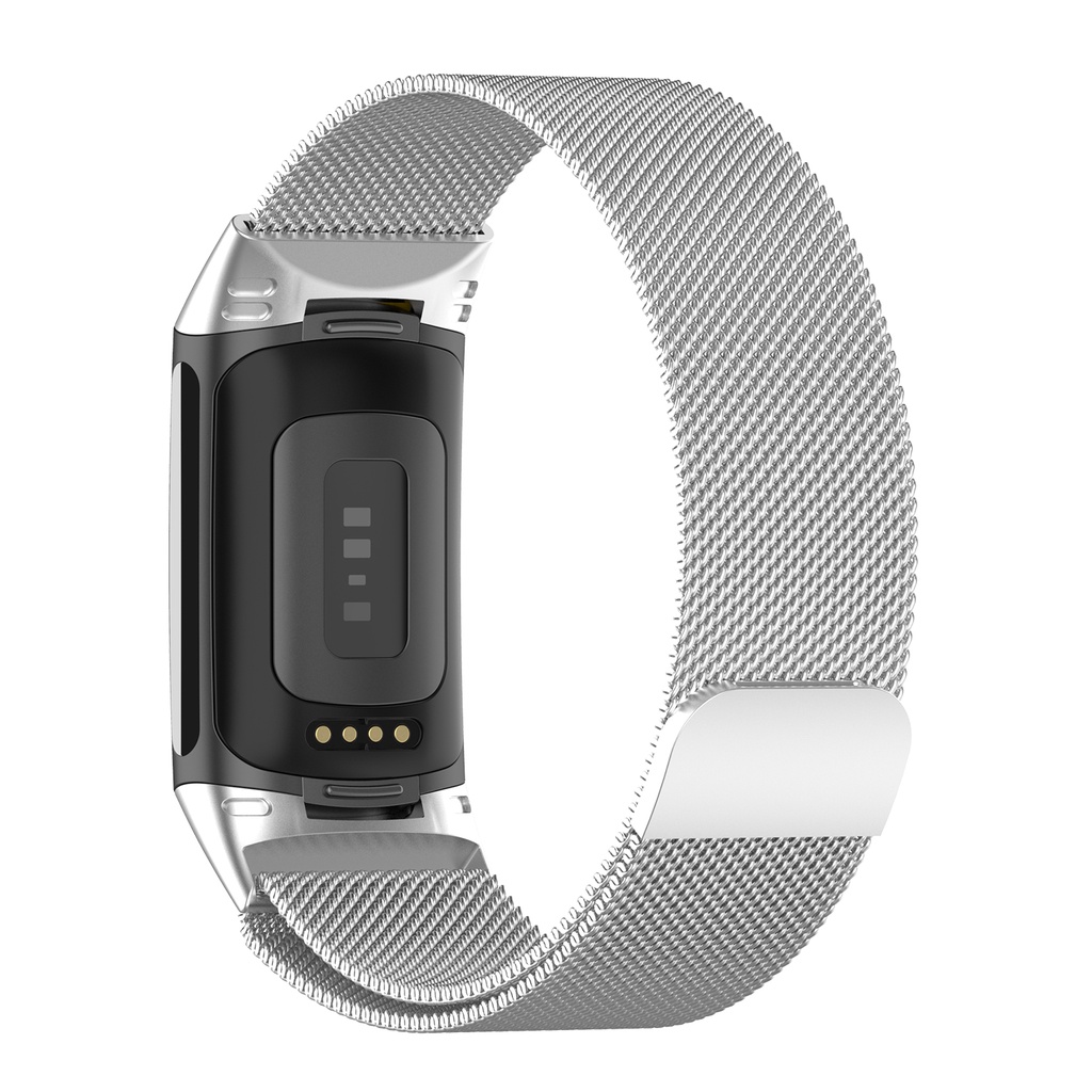 Dành cho dây đeo Fitbit Charge 6 5 dây đeo đồng hồ kim loại vòng từ tính 2023 hàng mới về