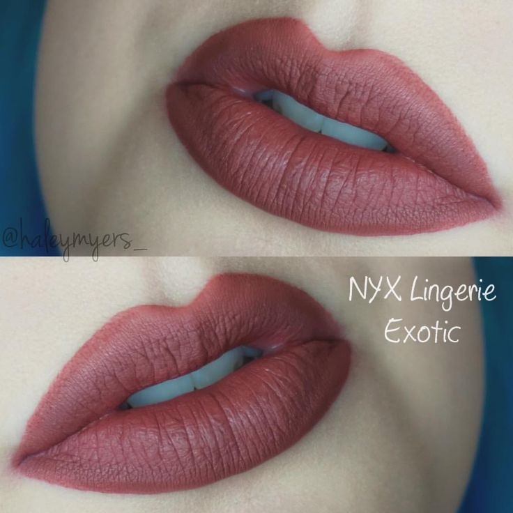Son kem lì NYX Professional Makeup Lingerie Liquid Matte Lipstick Exotic