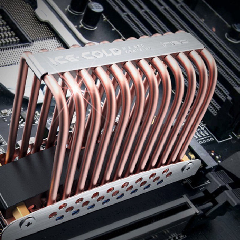 Ống Đồng Tản Nhiệt M2 SSD 2280 M.2 NVME NGFF M2 Hai Lớp