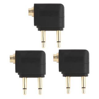 Norton❃ 3.5mm Jack Audio Adapter for Airline Airplane Travel Earphone Headphone