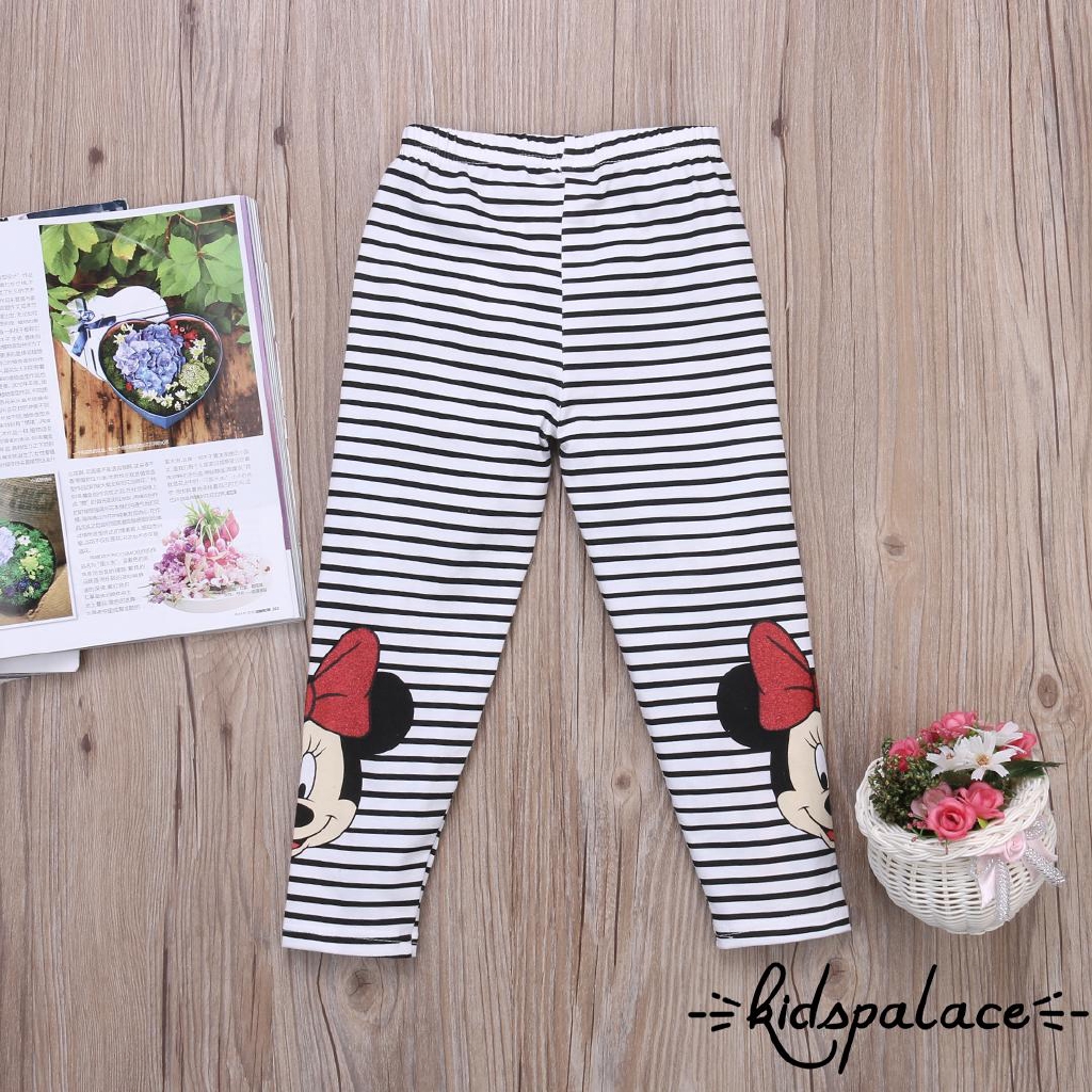 Quần legging in hình chuột Mickey đáng yêu cho bé từ 2-7 tuổi