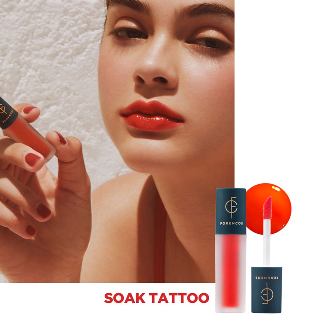 Son kem lì FORENCOS SOAK TATTOO TINT MINI 13 màu chính hãng Hàn Quốc