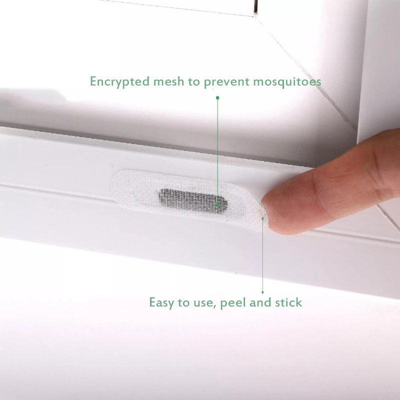 Bộ 5 miếng dán lưới tự dính chống muỗi/chống ruồi dành cho cửa sổ