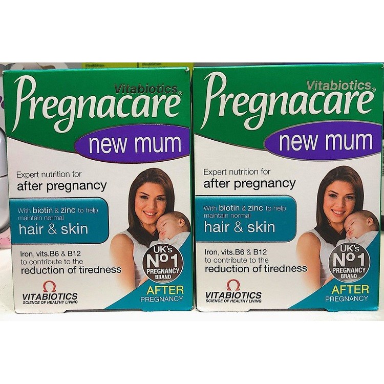 Vitamin PRENACARE NEW MUM (uk) ngăn ngừa rụng tóc cho mẹ sau sinh