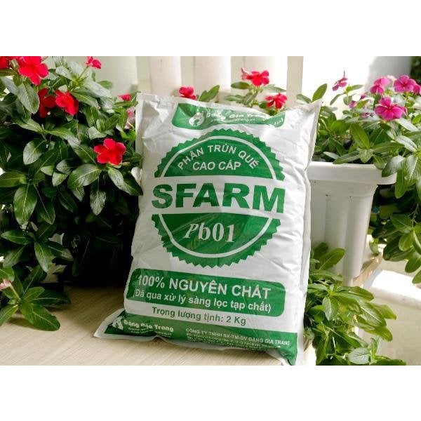 PHÂN TRÙN QUẾ SFARM - DINH DƯỠNG HỮU CƠ CHO CÁC LOẠI CÂY TRỒNG
