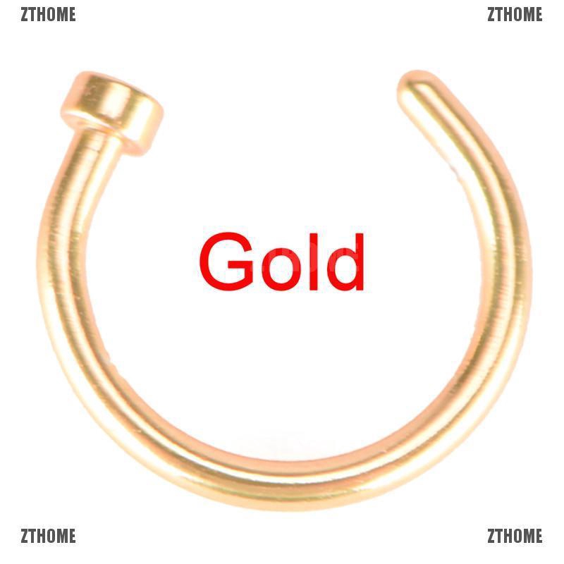 Khuyên mũi bằng thép không gỉ dùng cho y tế màu tùy chọn cá tính thời trang