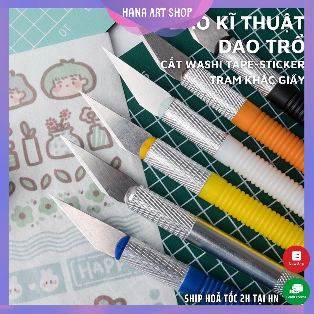 Dao cắt washi tape- Dao chạm trổ kĩ thuật, chạm khắc giấy