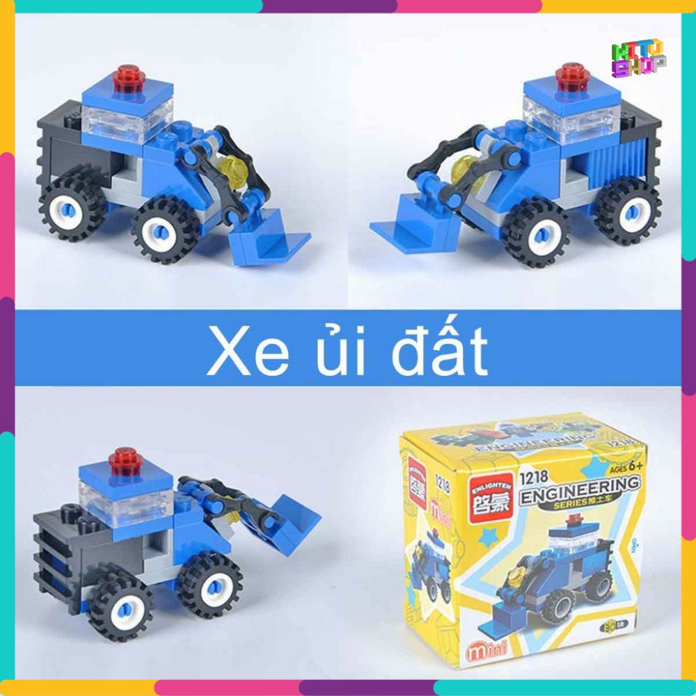 Bộ Đồ Chơi Xếp Hình Thông Minh Lego Qman 2102 - 2104 Mẫu Phương Tiện Hộp Lẻ Cho Trẻ