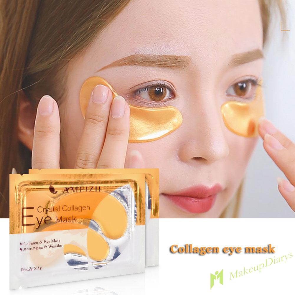 (Hàng Mới Về) Set 2 Mặt Nạ Mắt Collagen Trị Quầng Thâm Và Bọng Mắt