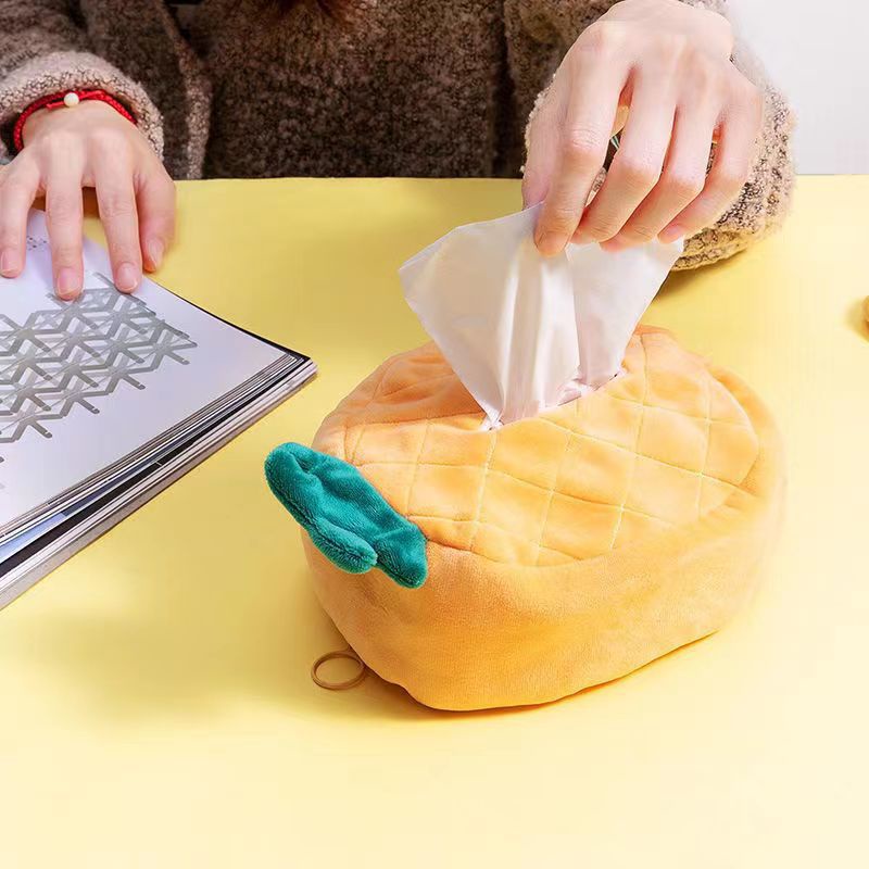 Túi Bọc Hộp Khăn Giấy Hình Quả Dưa Hấu