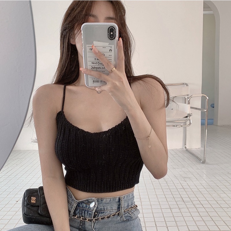 Áo Croptop Hở Lưng Form Ôm Kiểu Dáng Quyến Rũ