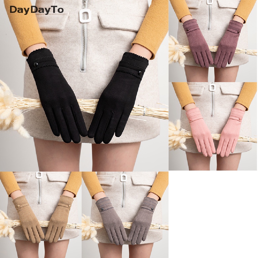 DayDayTo Winter Gloves Warm Touch Screen Riding Windproof Internal Plush Warm Catch .