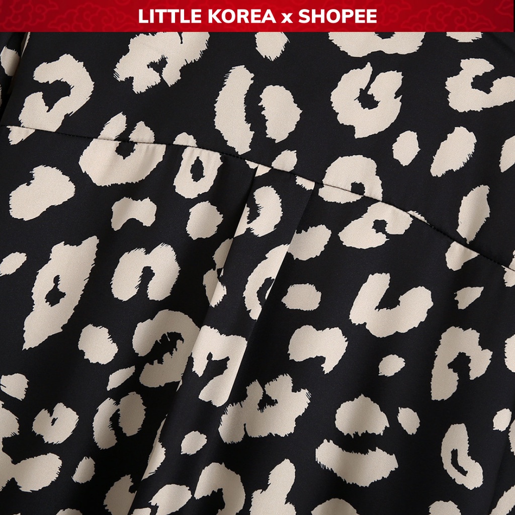 Áo Sơ Mi Nữ Dáng Suông Tay Dài Loang Màu Thời Trang - LITTLE KOREA