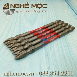 1 đầu vặn vít dài milwaukee ph2 48-32-4364 - nghề mộc