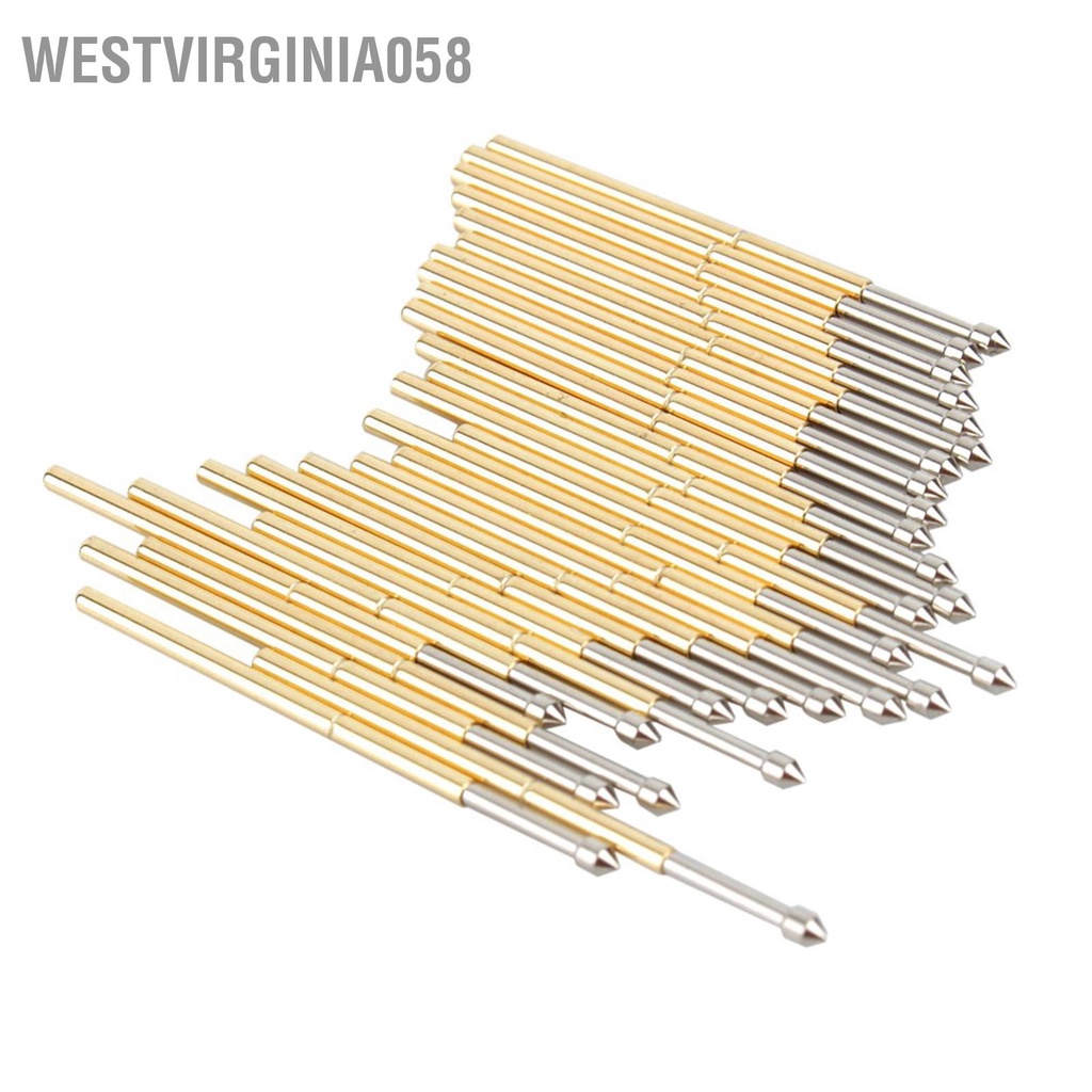 Westvirginia058 Đầu dò thử nghiệm lò xo 100x P50-J1 / P50-B1 P75-B1 P75-E2 P100-E2 Dụng cụ ghim tròn Pogo