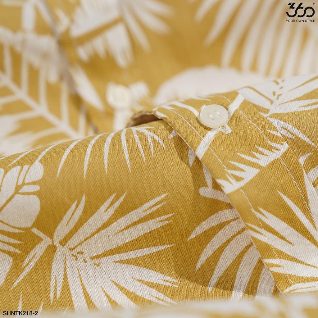 Áo sơ mi nam 360 BOUTIQUE ngắn tay họa tiết - SHNTK218-2 | BigBuy360 - bigbuy360.vn