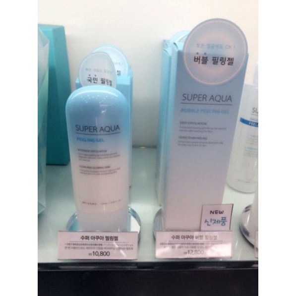 Tẩy da chết da mặt Missha Super Aqua D-tox peeling gel 100ml.