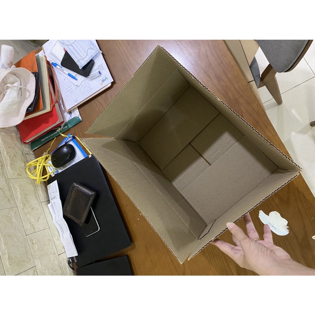 35x25x15 thùng hộp carton đóng hàng cứng cáp