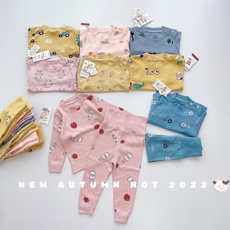 BỘ COTTON CẠP CAO HÀNG QC CHO BÉ