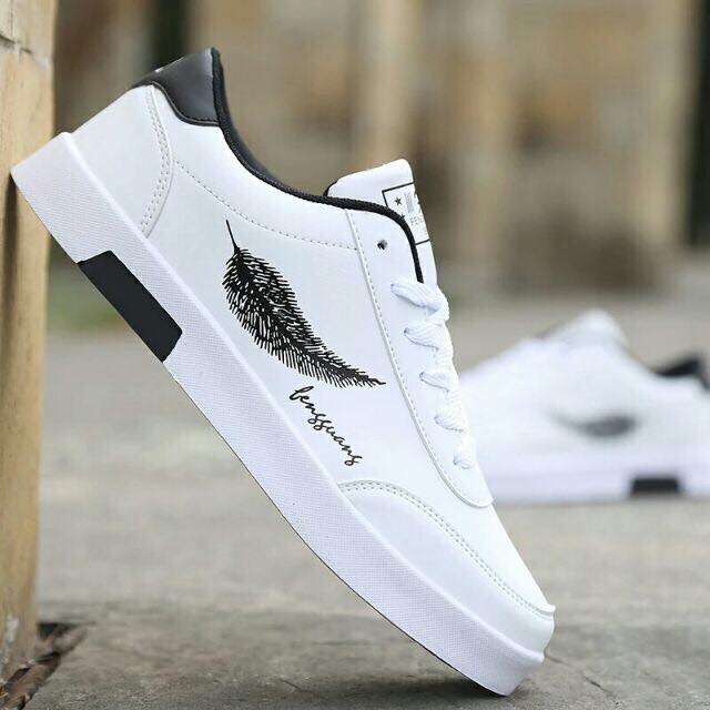 💥 Giày Sneaker Nam Lông Vũ Da PU -N68 | BigBuy360 - bigbuy360.vn
