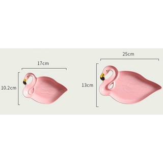 Dĩa đựng thức ăn hình chim hồng hạc