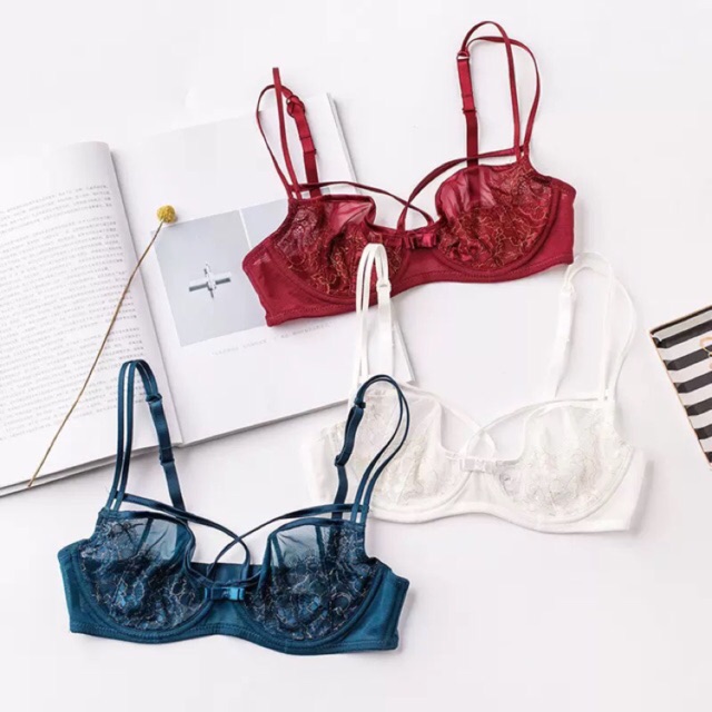 Bộ Đồ Lota Có Gọng Không Đệm Ren Lưới Siêu Mát S030