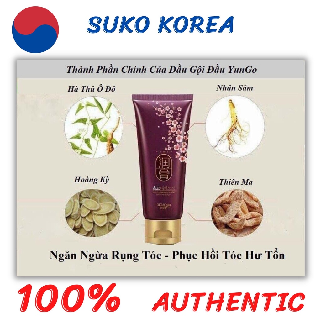 Dầu gội thảo mộc, thảo dược Yungo Hàn Quốc