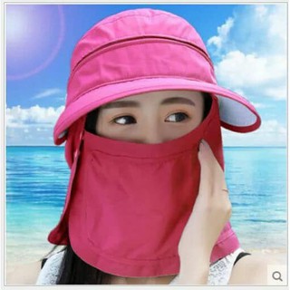 Mũ khẩu trang chống nắng.