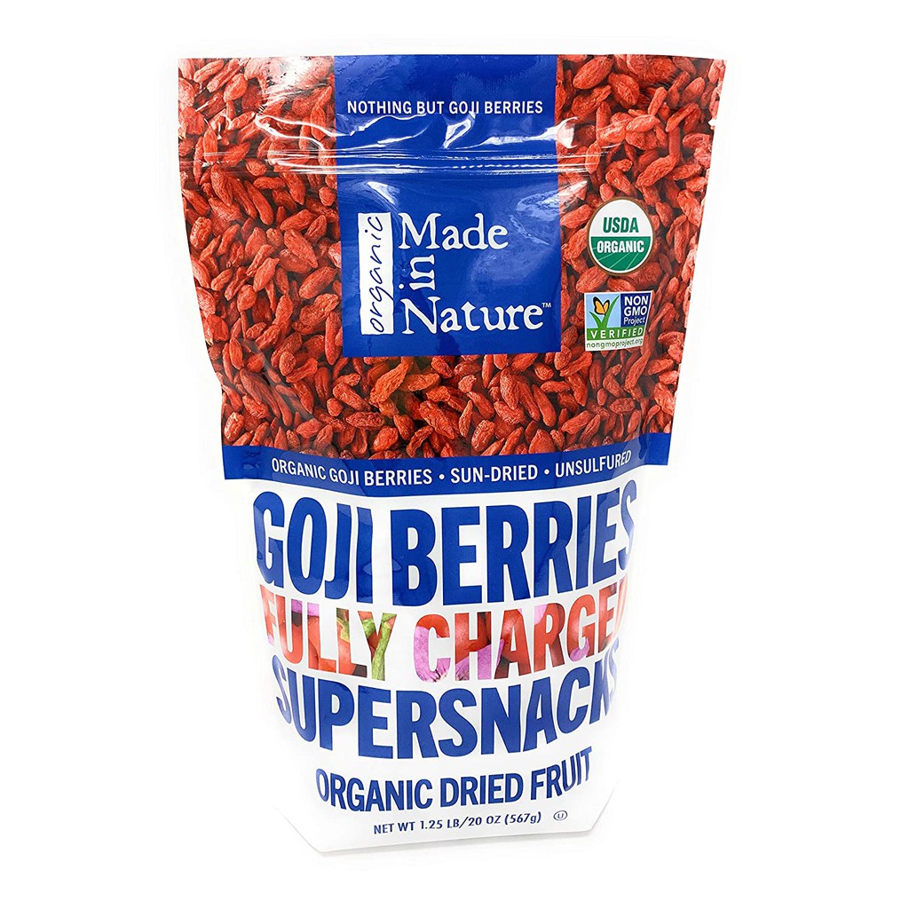 Kỷ tử hữu cơ Made in Nature Organic Goji Berries 567g