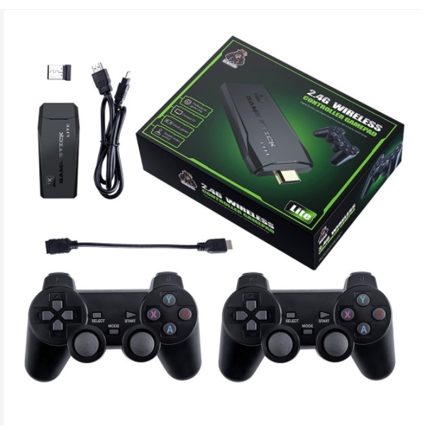 Game stick 4K HDMI Máy Chơi Game Cầm Tay 64GB 10000+ Trò Chơi