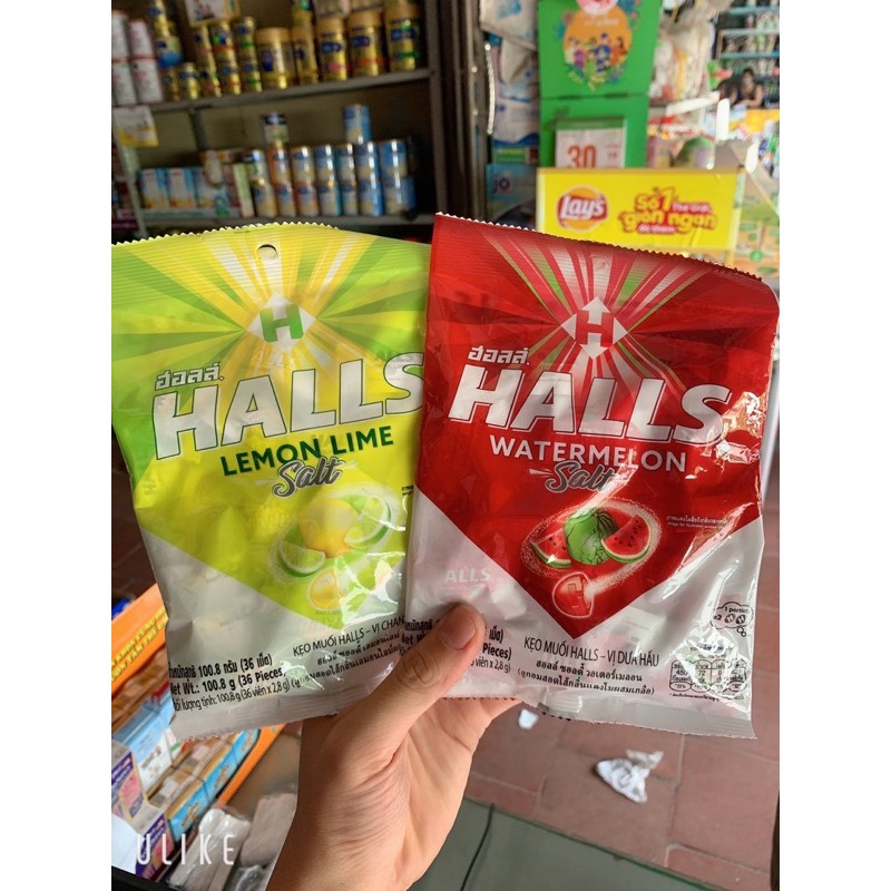 Kẹo Muối Halls Thái Lan Túi 36 Viên