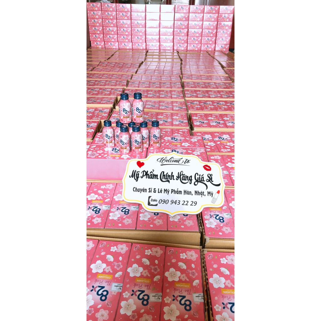 Nước Uống Collagen 82X The Pink Nhật Bản chính hãng