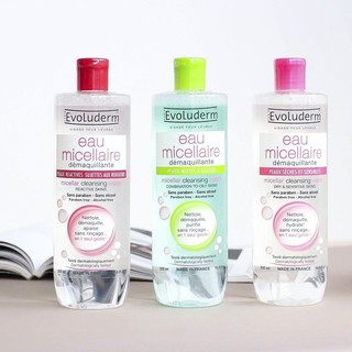 Tẩy Trang Evoluderm Eau Micellaire (500ml)