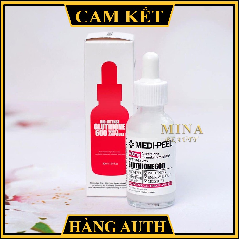 Serum Medi Peel [Trắng da 100%_Hàng Auth] Tinh Chất Dưỡng Trắng Medi Peel Glutathione 600 White Ampoule Serum