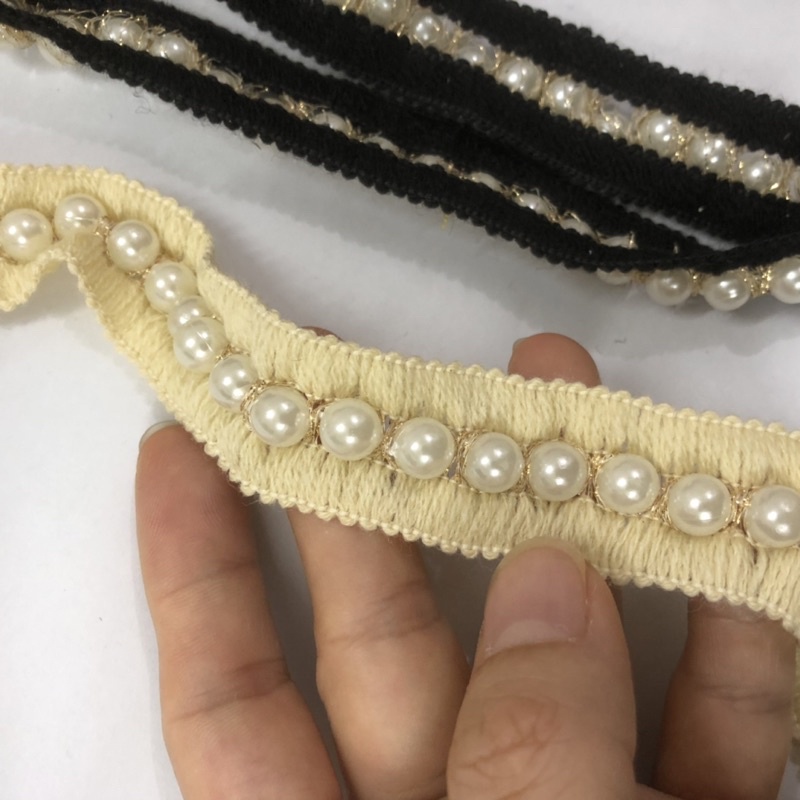 Ren Viền Đính Hạt Loại Đẹp Dùng Trang Trí Váy Áo, hanmade, hộp quà