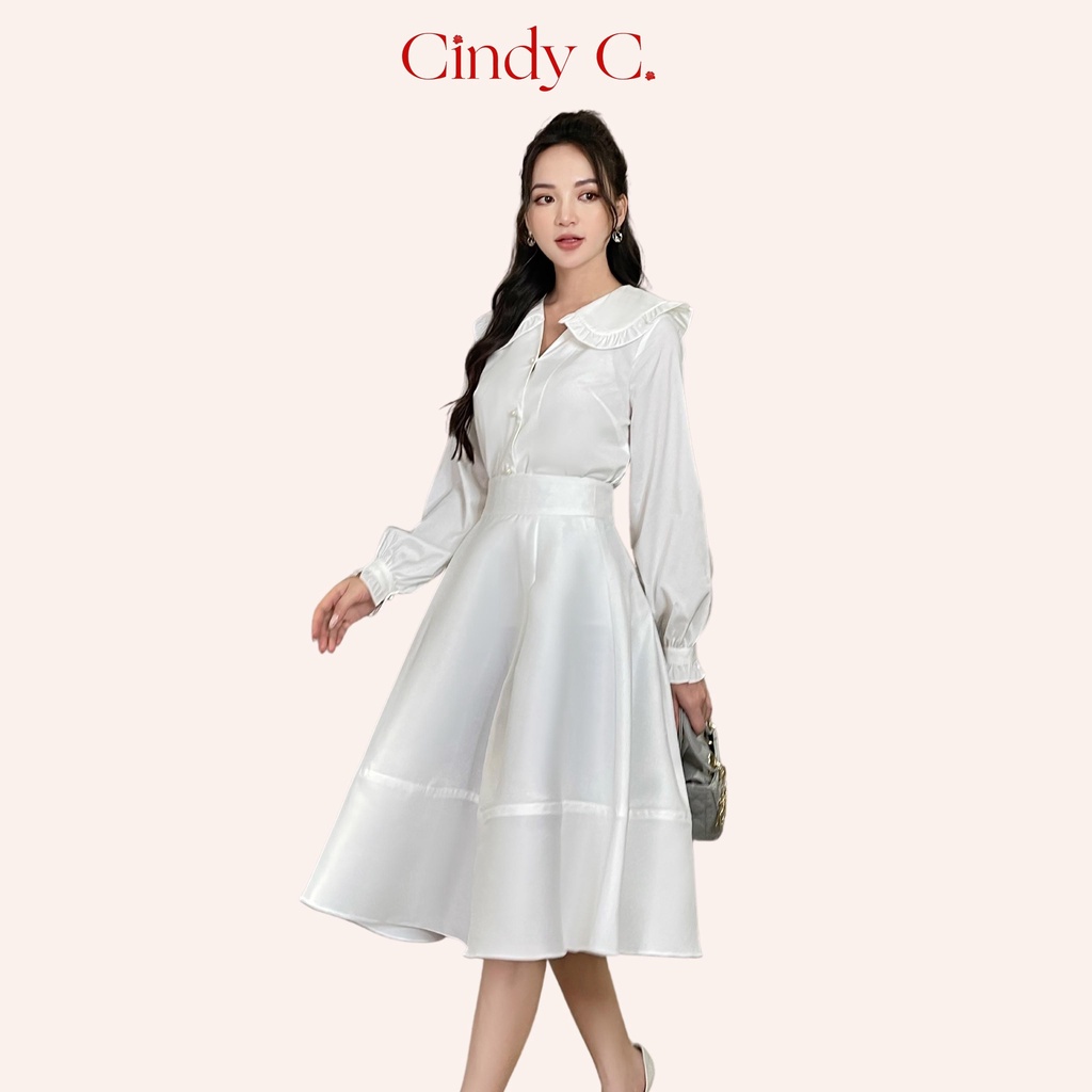 HOT HOT XẢ HÀNG! Chân váy dài Alvina CINDY C chất liệu Linen thiết kế sang trọng nữ tính 974/971