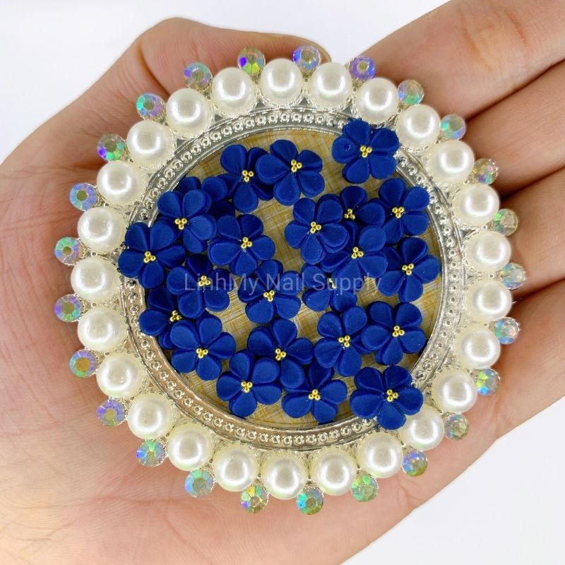 Hoa Bột Nail - Hoa Mai 3D Bột Mỹ Dùng Gắn Móng Giả Và Cả Móng Thật