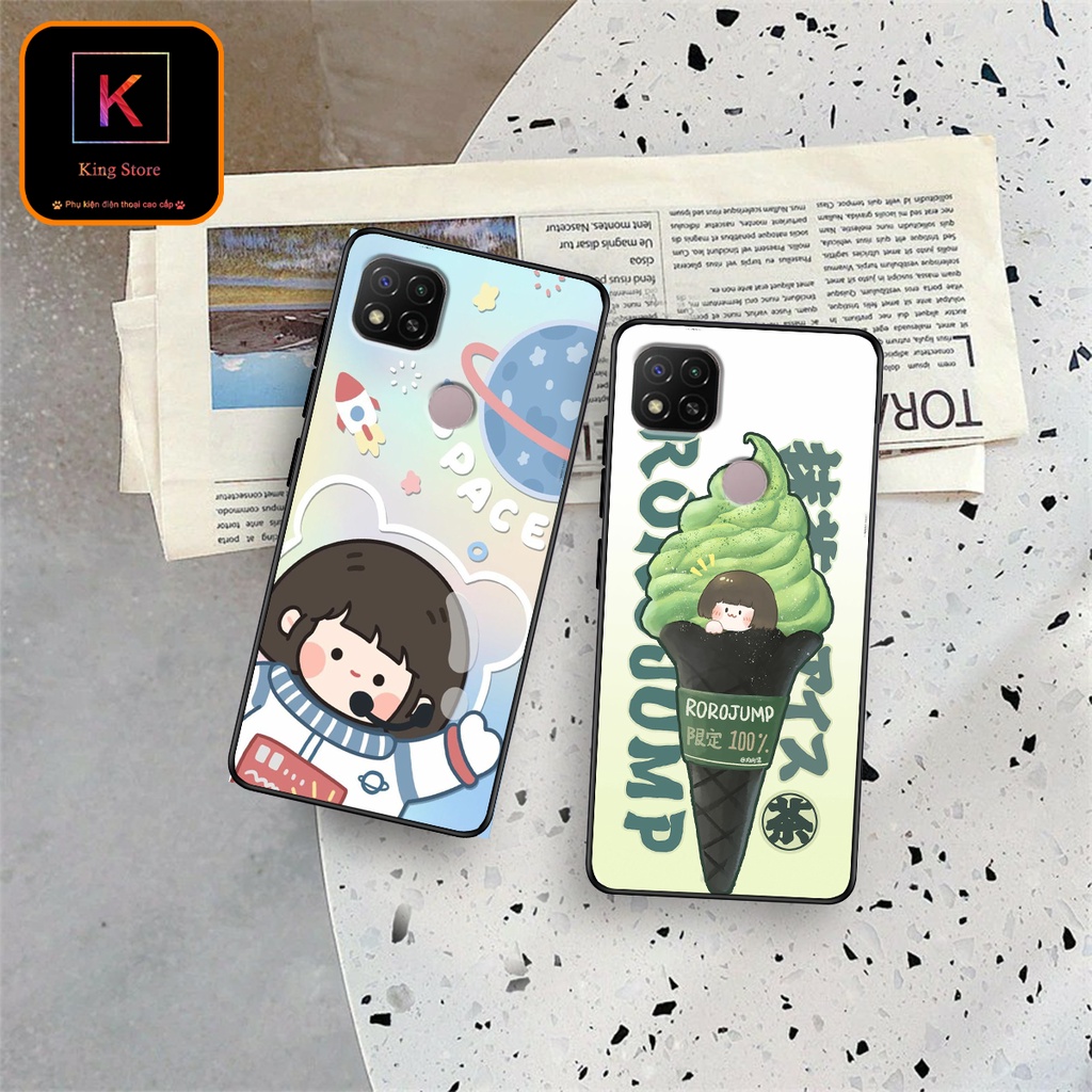 Ốp lưng Xiaomi Redmi 9 - Redmi 9A - Redmi 9C - Redmi 9T - Ốp in hình Ngân hà &amp; RoroJump siêu đẹp
