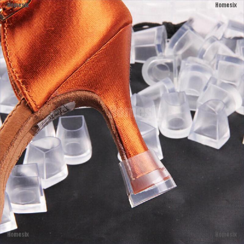 Set 1/5 cặp nắp bịt gót giày trong suốt chất lượng cao