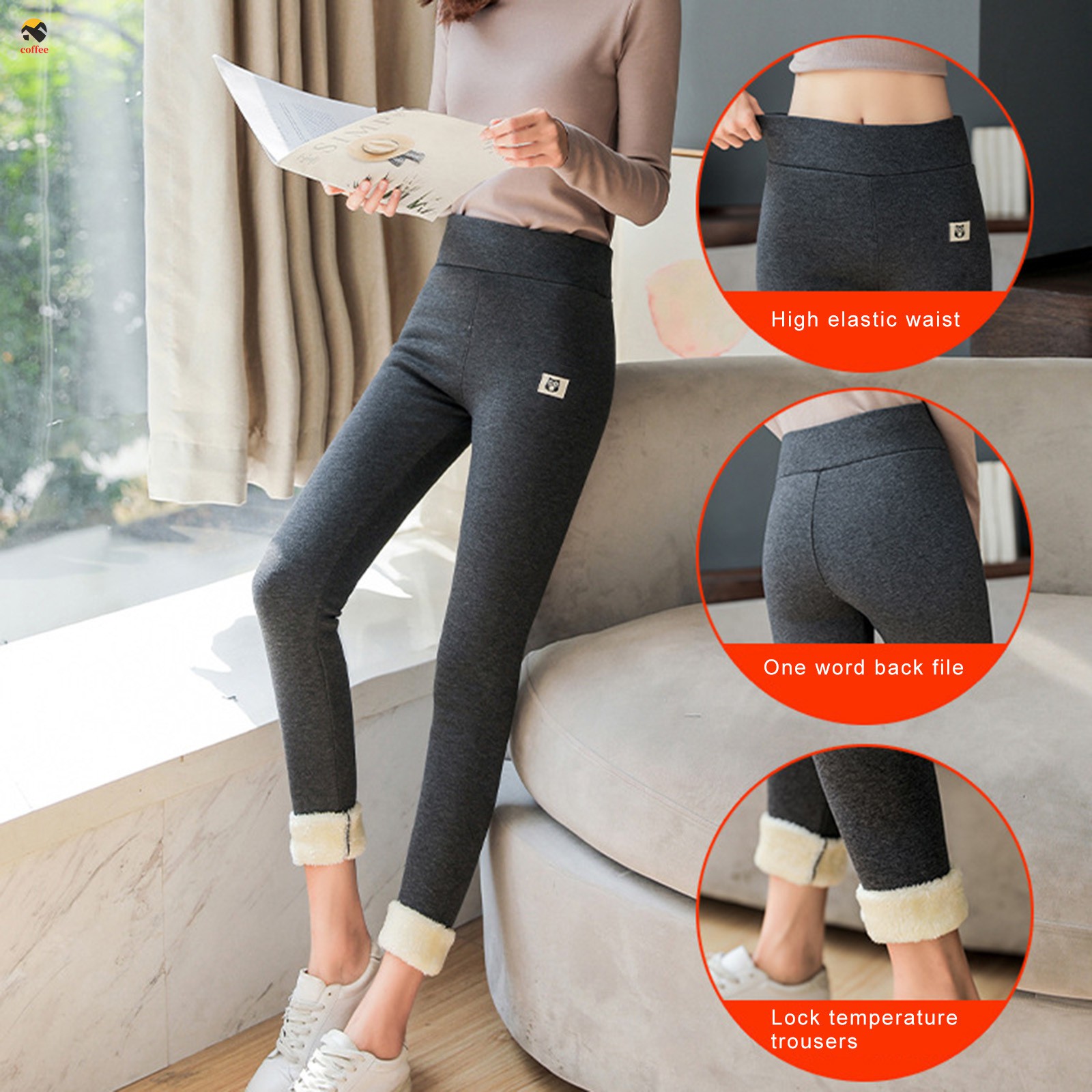 Quần Legging Len Cashmere Dày Dặn Phong Cách Giáng Sinh | BigBuy360 - bigbuy360.vn
