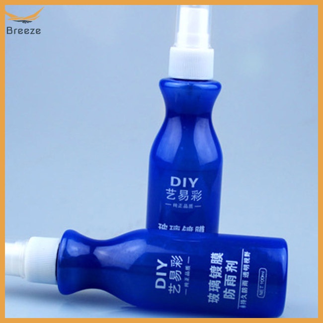 Breeze 2pcs Anti-rain Anti-fog  Agent For Car Front Windshield Rear-view Mirror Window Glass
