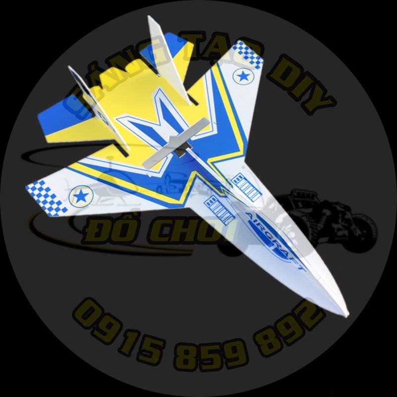 Vỏ kit máy bay RC Su27 F22 sơn sẵn. Kit dẻo chịu va đập tốt