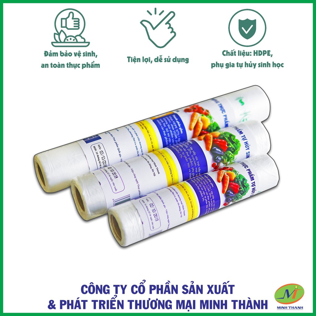 Túi Đựng Thực Phẩm Minh Thành An Toàn - Hàng Công Ty Có Chứng Nhận Y Tế - Đầy Đủ Size