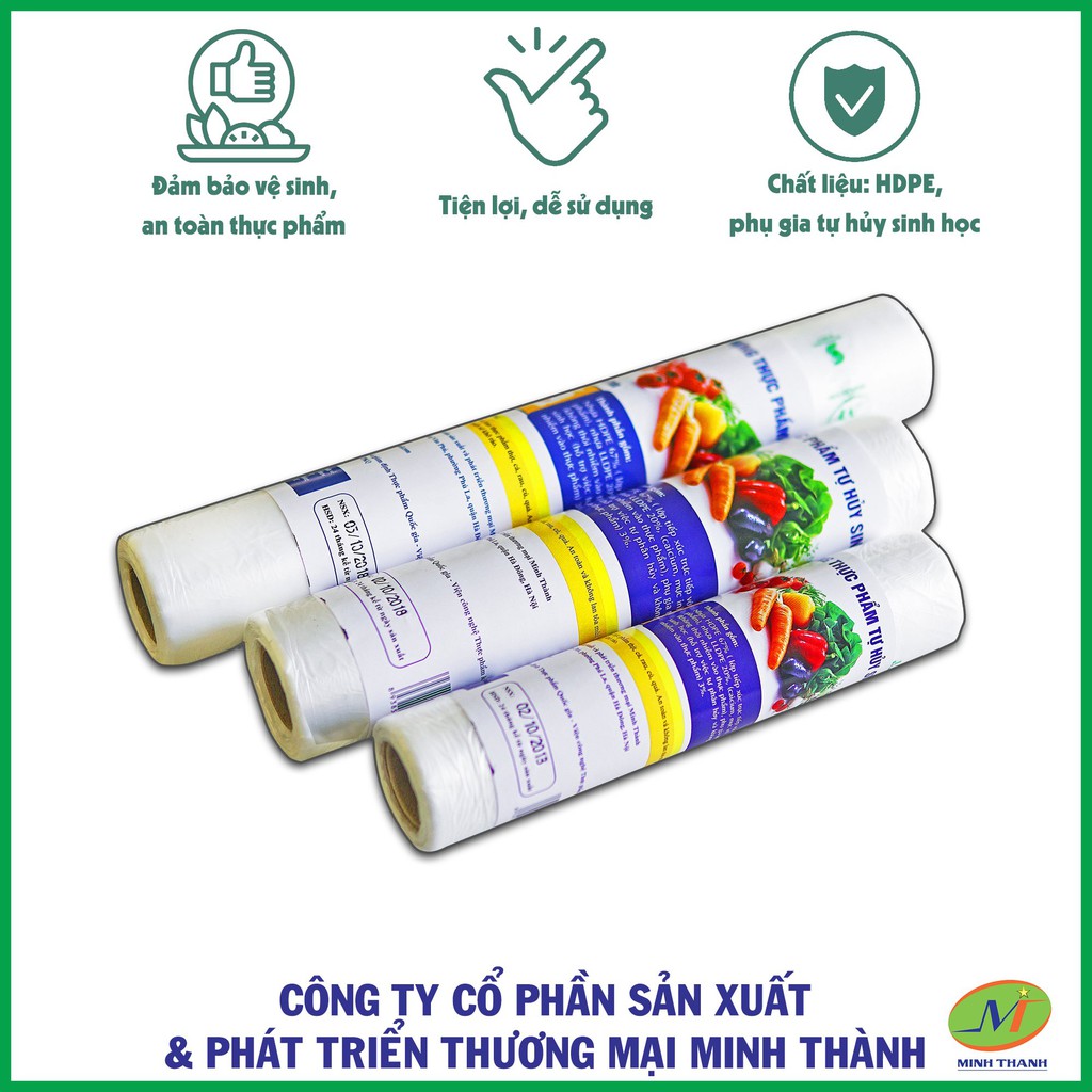 Túi đựng thực phẩm tự hủy Minh Thành