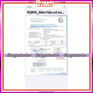 Men sống hữu cơ sunplus