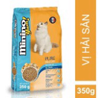Gói 350g minino yum vị hải sản thức ăn hạt cho mèo