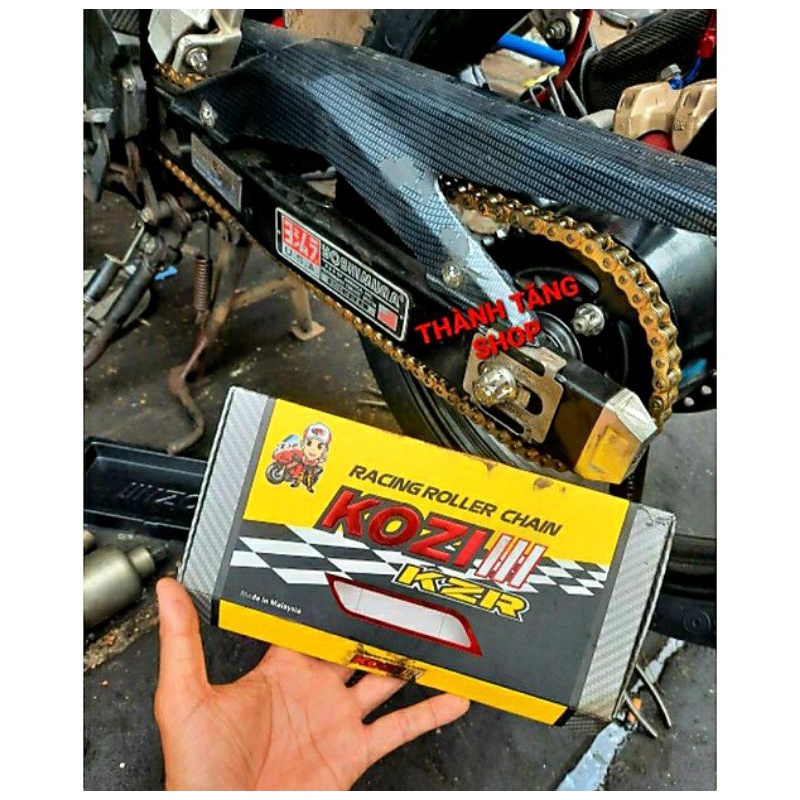 SÊN VÀNG KOZI 130L CHÍNH HÃNG MALAYSIA DÙNG CHO EXCITER/WINNER/SONIC 150/RAIDER/SATRIA/R15V3/MT15/GSX/FZ 150/GZ