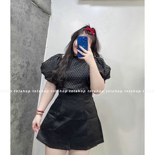 ÁO THẮT NƠ CỔ YẾM  [ TNT SHOP BIGSIZE 60kg - 90kg ]